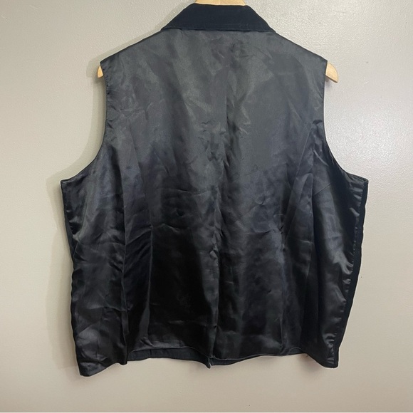 Dressbarn women’s 14/16 Ugly Christmas Sweater Vest Black Velvet beading - Picture 4 of 8